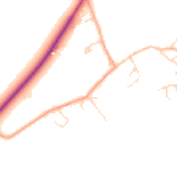 Daytime road noise heatmap for CB22 6SP