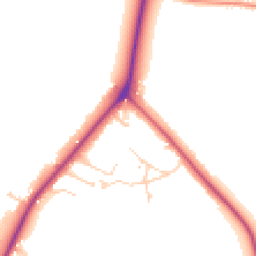 Daytime road noise heatmap for CB22 7AD