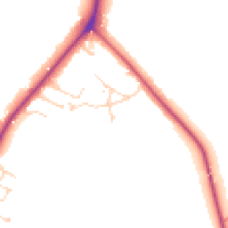 Daytime road noise heatmap for CB22 7NQ