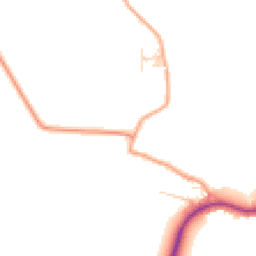 Daytime road noise heatmap for CB22 7NT