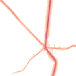Daytime road noise heatmap for CB22 7PA