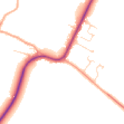 Daytime road noise heatmap for CB22 7PU