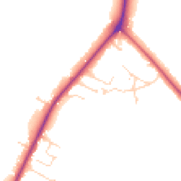 Daytime road noise heatmap for CB22 7QF