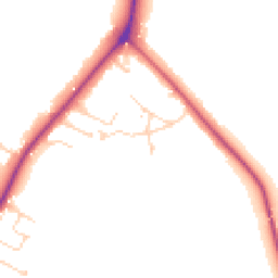 Daytime road noise heatmap for CB22 7QW
