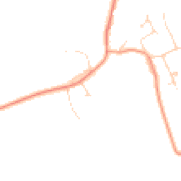 Daytime road noise heatmap for CB22 7RA
