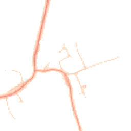 Daytime road noise heatmap for CB22 7RL