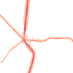 Daytime road noise heatmap for CB22 7TW