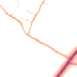 Daytime road noise heatmap for CB23 1AA
