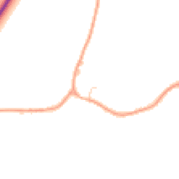 Daytime road noise heatmap for CB23 1EN