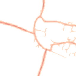 Daytime road noise heatmap for CB23 1JE