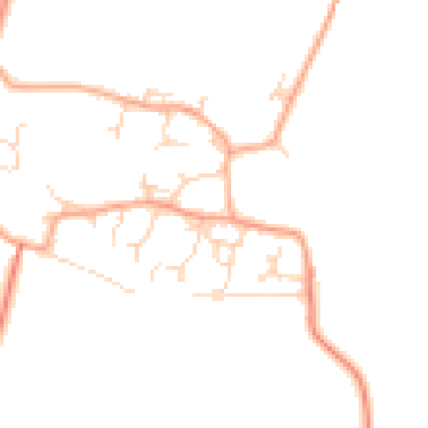 Daytime road noise heatmap for CB23 1JP