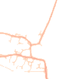 Daytime road noise heatmap for CB23 1LU