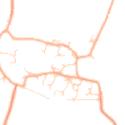 Daytime road noise heatmap for CB23 1NB