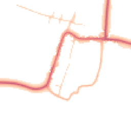 Daytime road noise heatmap for CB23 2RE