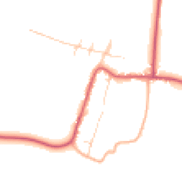Daytime road noise heatmap for CB23 2RL