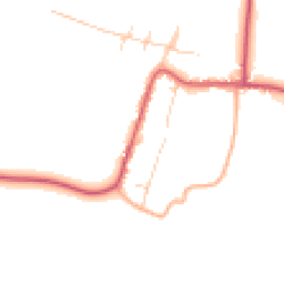 Daytime road noise heatmap for CB23 2RN