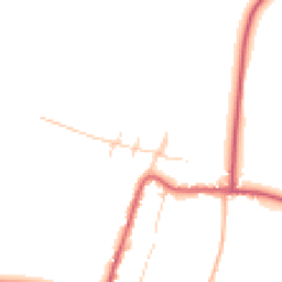 Daytime road noise heatmap for CB23 2RP