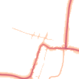 Daytime road noise heatmap for CB23 2RS