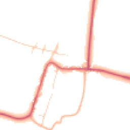 Daytime road noise heatmap for CB23 2RZ