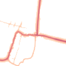 Daytime road noise heatmap for CB23 2SB