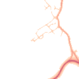 Daytime road noise heatmap for CB23 2SN