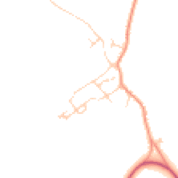 Daytime road noise heatmap for CB23 2SP