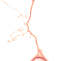 Daytime road noise heatmap for CB23 2SQ