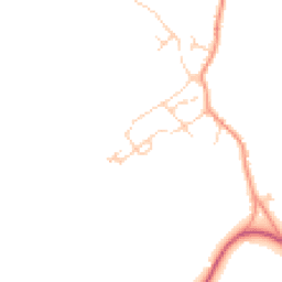 Daytime road noise heatmap for CB23 2SW