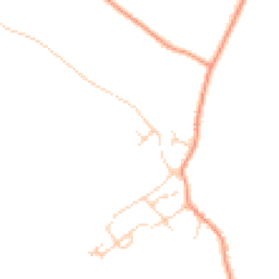 Daytime road noise heatmap for CB23 2TG