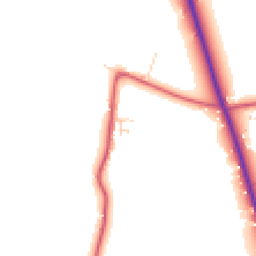 Daytime road noise heatmap for CB23 2UL