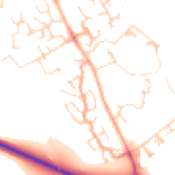 Daytime road noise heatmap for CB23 3AW
