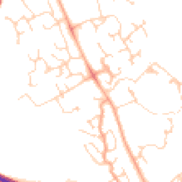 Daytime road noise heatmap for CB23 3AY