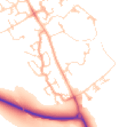 Daytime road noise heatmap for CB23 3LH