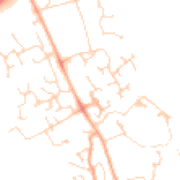 Daytime road noise heatmap for CB23 3NX