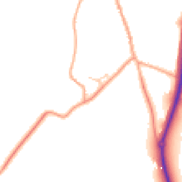 Daytime road noise heatmap for CB23 3PL