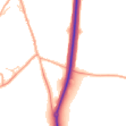 Daytime road noise heatmap for CB23 3PP