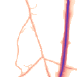 Daytime road noise heatmap for CB23 3PQ