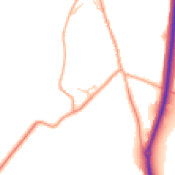 Daytime road noise heatmap for CB23 3PX
