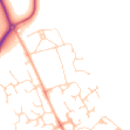 Daytime road noise heatmap for CB23 3QJ