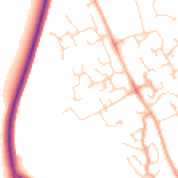 Daytime road noise heatmap for CB23 3XH