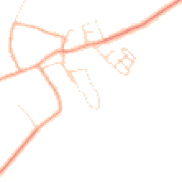 Daytime road noise heatmap for CB23 4HU