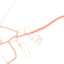 Daytime road noise heatmap for CB23 4JQ