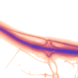 Daytime road noise heatmap for CB23 4JY