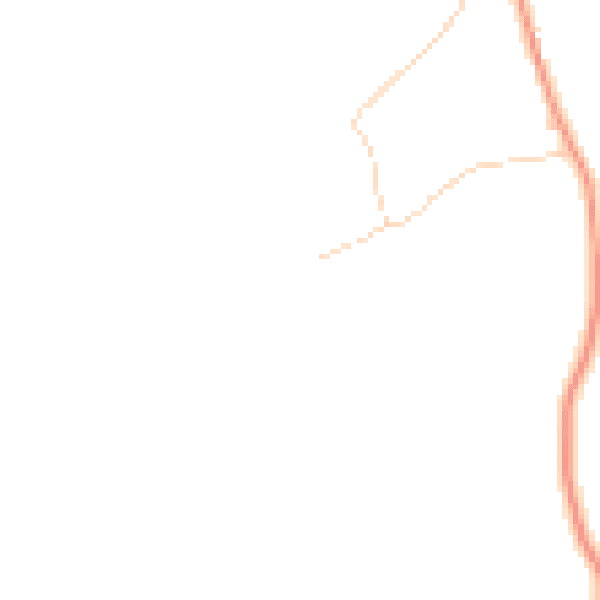 Daytime road noise heatmap for CB23 4LR