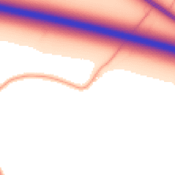 Daytime road noise heatmap for CB23 4LU