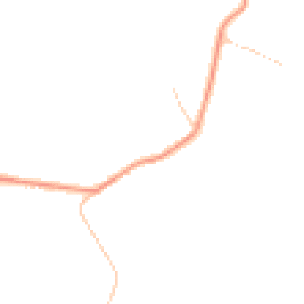 Daytime road noise heatmap for CB23 4LY