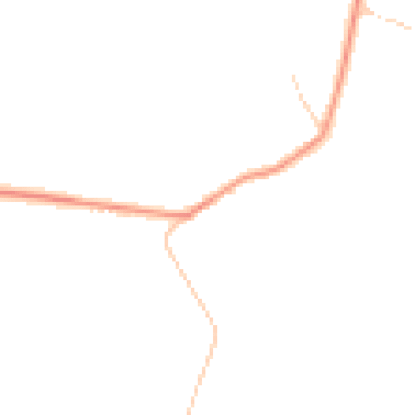 Daytime road noise heatmap for CB23 4NA