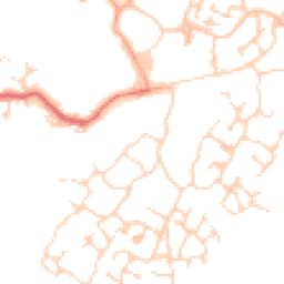 Daytime road noise heatmap for CB23 5AU