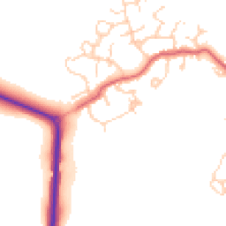 Daytime road noise heatmap for CB23 5ED