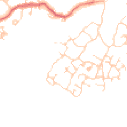 Daytime road noise heatmap for CB23 5EF